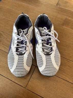 Woman White and Gray Mesh Athletic Sneakers Puma